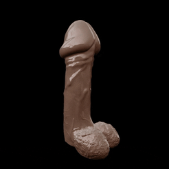 Big-Dick-Head.gif STL file Big Dick Head・3D print object to download