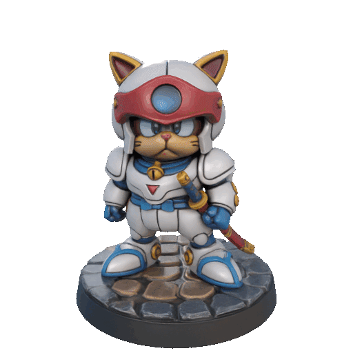 🗡️ Speedy Cerviche Yattaro (Samurai Pizza Cat), Kyatto-Ninden
