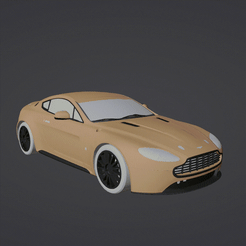 Aston-Martin-Vantage-GT4.gif Archivo STL Aston Martin Vantage GT4・Idea de impresión 3D para descargar