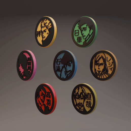 Culling Game - Jujutsu Kaisen - Bundle - Keychain and Coin/Badge