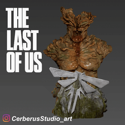 Cults.gif 3D file THE LAST OF US - BLOATER/BUST・Design to download and 3D print