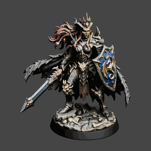 Warrior Demon Queen Miniature