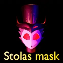 Stolas-mask-for-3D-printing-Hazbin-hotel.gif Stolas Mask - Hazbin Hotel