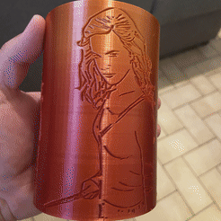 GIF.gif Fichier STL gratuit Hermione pot・Modèle à télécharger et à imprimer en 3D