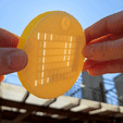 IloveU-full-YW.gif STL file Coaster with I love You message that shown in sunshine・Template to download and 3D print
