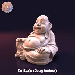 fb.gif 3D file Fat Budai・3D print model to download