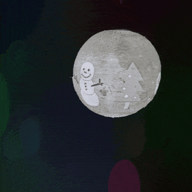Gif.gif Christmas Ball Lithography
