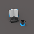 untitled.210.gif Book Holder and Cup Holder 3D Printable Model