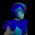 mega3.gif 3D file Megaman Cosplay Rockman Cosplay Helmet and Full Armor staff suit・3D printable model to download