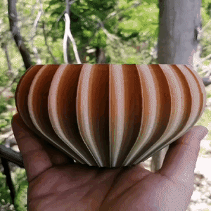 ABSTRACT CACTUS POT - 3D model önizlemesi