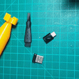 final.gif STL file Fallout Nuka bomb container key chain・3D printing idea to download, 3dprintlines