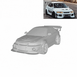 Diseño-sin-título.gif Fichier STL 1999 Mitsubishi Lancer Evolution VI・Objet imprimable en 3D à télécharger