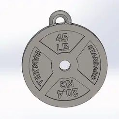 ezgif.com-gif-maker.gif Standard plate gym keychain