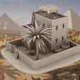 32326069373f61e32ce9689c977bf100_original.gif Egyptian Architecture - Two Story column house