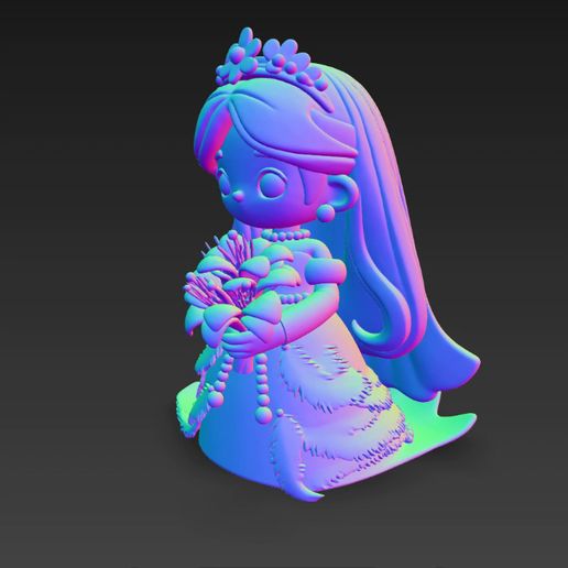 👸 little princess・ STL File for 3D printing・Cults