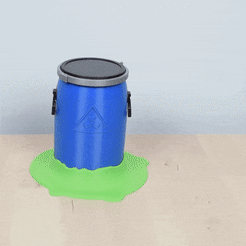 Barrel.gif Fichier STL Tonneau radioactif pour le bureau pour stocker votre boisson Cola (ou tout autre chose)・Design pour imprimante 3D à télécharger