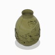 vase313.gif.gif vase real witch circle  pot for magic ritual for 3d-print or cnc