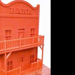 Untitled-video-‐-Made-with-Clipchamp.gif Download free STL file Wild West Bank Model • Object to 3D print, Tsa