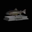 Trout-money.gif fish sculpture of a trout with storage space for 3d printing