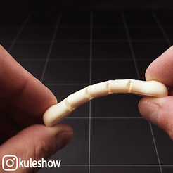 VID_20230713_012304_3.gif Free STL file Flexible Bone keychain 🦴・3D printing template to download