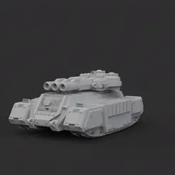 Shrek001.18.gif Free STL file 6mm Scifi Sniper and Defense Tank (Presupported)・3D print model to download