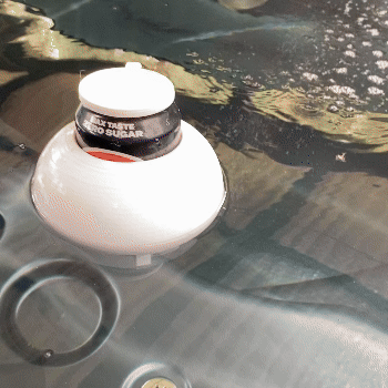 Drink Float and Can Cap - 3D model önizlemesi