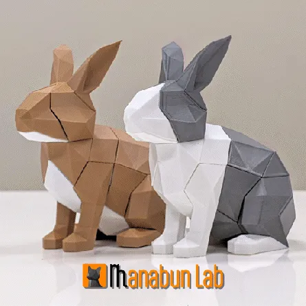 rabbit_gif.gif 🐰Low Poly Rabbit Puzzle
