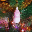 muneco01.gif customizable snowman - decorative Christmas ornament