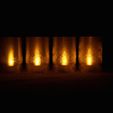 Advent.gif Fichier STL quatre bougies chauffe-plats de l'Avent・Idée pour impression 3D à télécharger