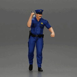 ezgif.com-gif-maker-17.gif Файл 3D Полицейский мужчина идет и ищет с помощью фонаря・Модель 3D-принтера для скачивания