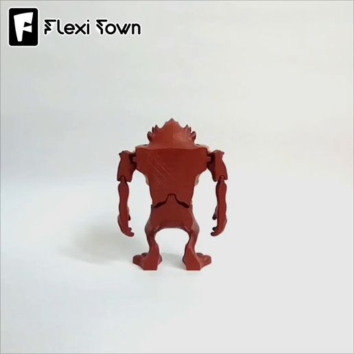 Flexi-Town-Taz,-G3.mp4 Flexi Taz, figurine articulée, 3mf inclus