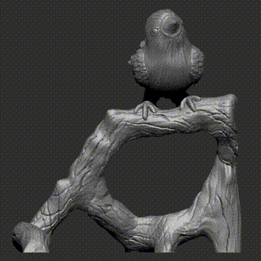 Bird Napkin rings 3D model