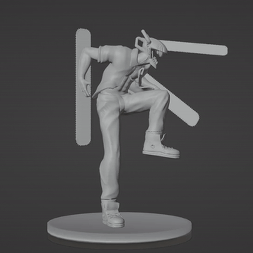 Denji Chainsaw Man - 3D PRINTABLE 3D model