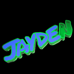 giffff.gif Fichier STL Nameled, Ledname, Jayden・Plan à imprimer en 3D à télécharger