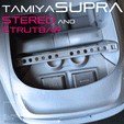 0.gif SUPRA MK4 Stereo and Strutbar For TAMIYA 1/24 MODELKIT
