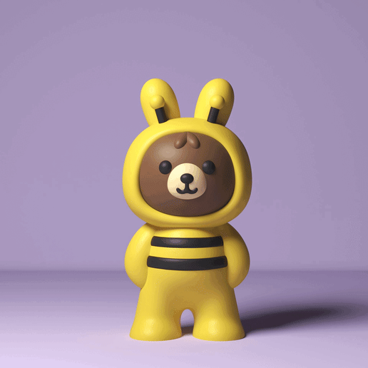 Bee Bear 3D model