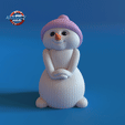 Knitted-cute-snowgirl.gif KNITTED CUTE SNOWGIRL