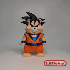 goku9.gif STL file Goku Bear・3D print design to download