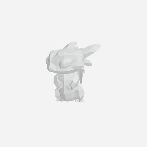 🚆 Toothless Low Poly - Como treinar o seu dragão・Arquivo OBJ para ...