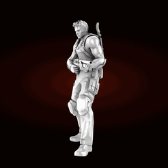 ezgif.com-gif-maker-4.gif STL file chris redfield from residual evil・Design to download and 3D print, 3dprinteressa