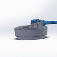 Bashnia_4_(online-video-cutter.com) (1).gif Model of the main battery turret of the battleship "Yamato" or the starship "Yamato", scale 1 / 200-1 / 100.