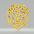 lh.gif Geometric Lion Wall Art