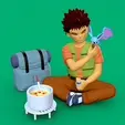 GIF.gif Brock cooking - Pokemon - 3D PRINT