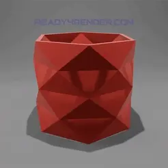 3D-Pencil-Holder-LOW-POLY-Cover.gif Pencil Holder LOW POLY