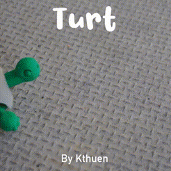 TurtAnim.gif Descargar archivo STL gratis Turt - Juguete mecánico・Modelo para la impresora 3D, KT3Dprint
