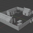 fort2.gif Free STL file Fantasy Wilderness Fort・3D printer design to download