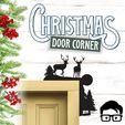 019a.gif 🎅 Christmas door corner (santa, decoration, decorative, home, wall decoration, winter) - by AM-MEDIA