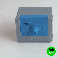 Safe_01.gif 3D file Multi purpose chest-Dial safe・3D printable model to download, fab_365