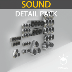 Sem-Título-1.gif Файл STL Sound Detail Pack 02jan22-02・Идея 3D-печати для скачивания, Pixel3D