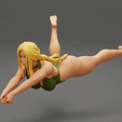 ezgif.com-gif-maker-3.gif Beach Volleyball Girl in Bikini Returns a Ball in a Jump 3D Print Model